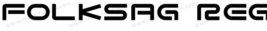 folksag Regular字体转换